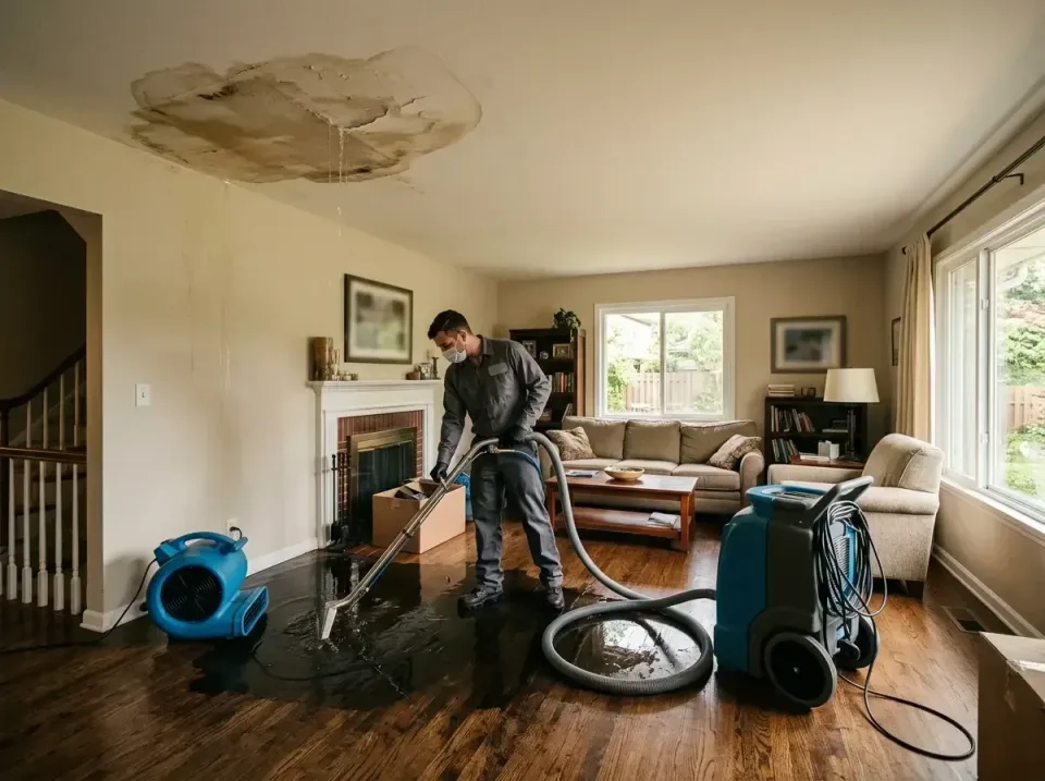 attic-pipe-burst-ceiling-drip-008 — frequently asked questions, Water Damage Restoration & Carpet Care in Fredonia, WI